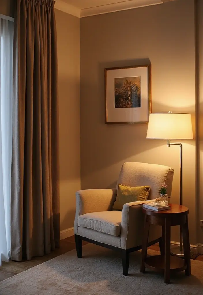 25 Christmas Guest Room Ideas That Spread Holiday Cheer - 21. Create a Cozy Corner Nook