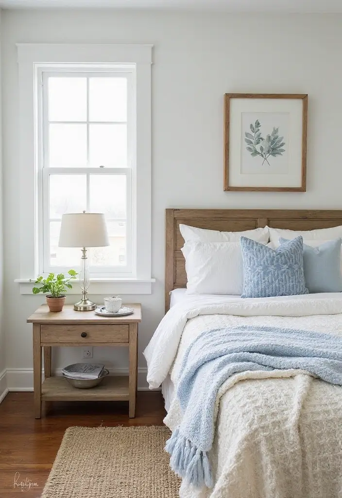 25 Coastal Guest Room Ideas That Feel Fresh and Airy - 24. Seasonal Decor Switches