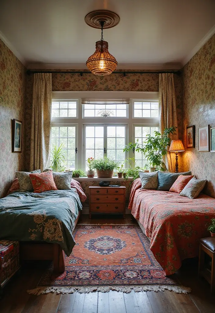 25 Cute Guest Room Ideas Guests Won’t Forget - 14. Eclectic Decor Styles