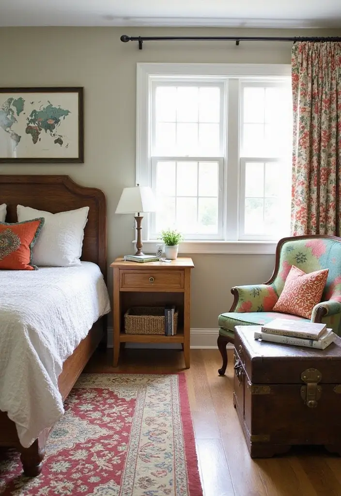 25 Cute Guest Room Ideas Guests Won’t Forget - 3. Funky Furniture Finds