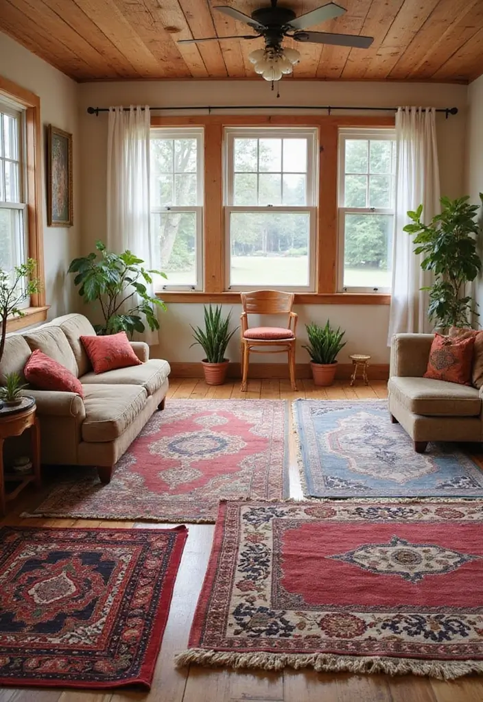 25 Cute Guest Room Ideas Guests Won’t Forget - 7. Fun Flooring Options