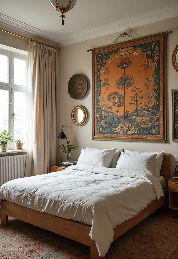 25 Cute Guest Room Ideas Guests Won’t Forget - 9. Whimsical Wall Art