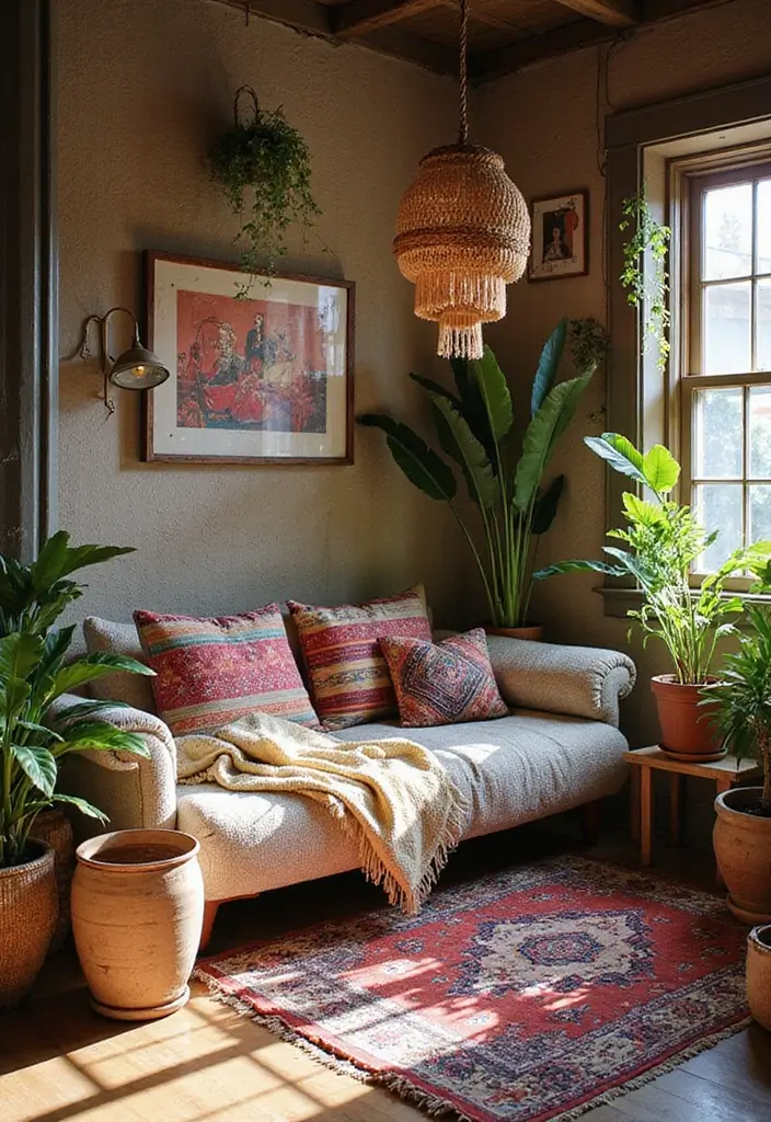 25 Guest Rooms with Sofa Beds That Look Stylish and Comfy - 2. Bohemian Bliss