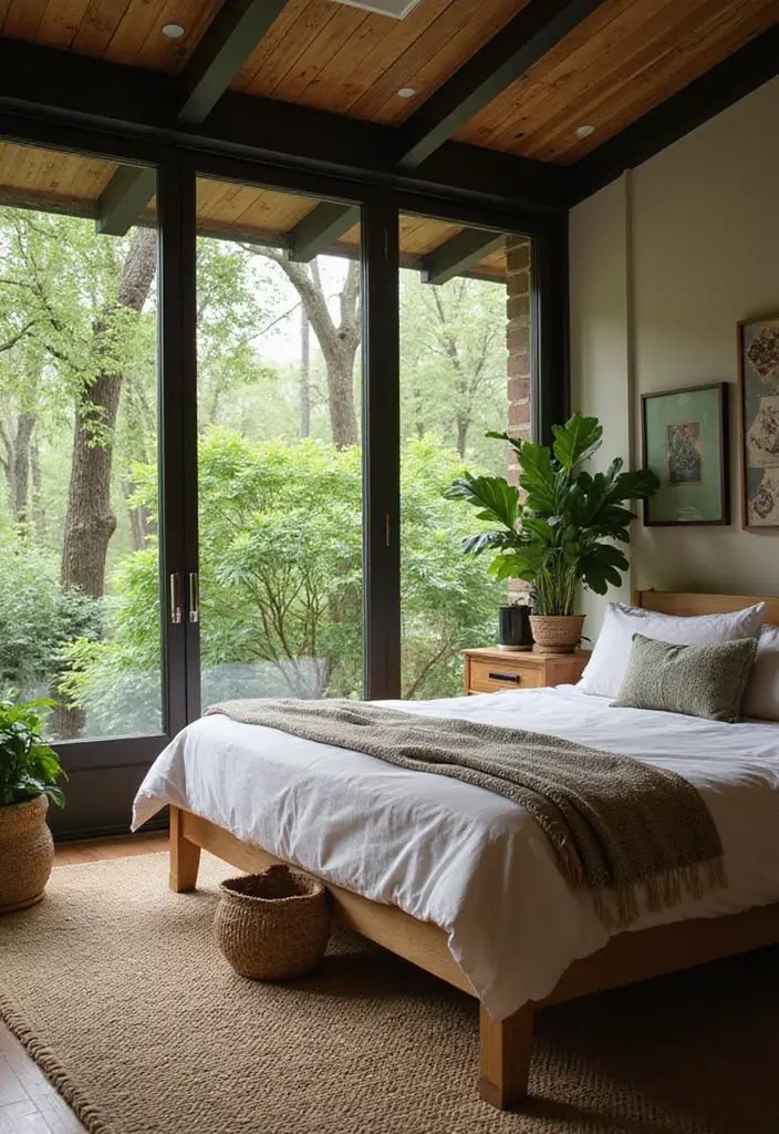 25 Guest Rooms with Sofa Beds That Look Stylish and Comfy - 20. Outdoor-Inspired Space