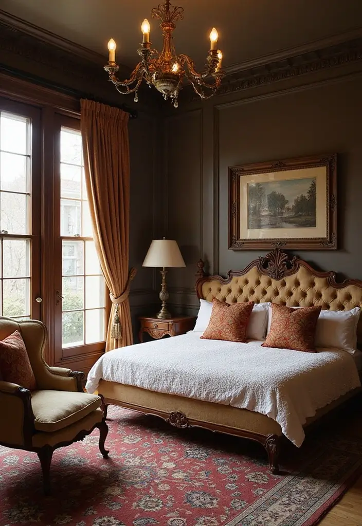 25 Guest Rooms with Sofa Beds That Look Stylish and Comfy - 6. Vintage Elegance