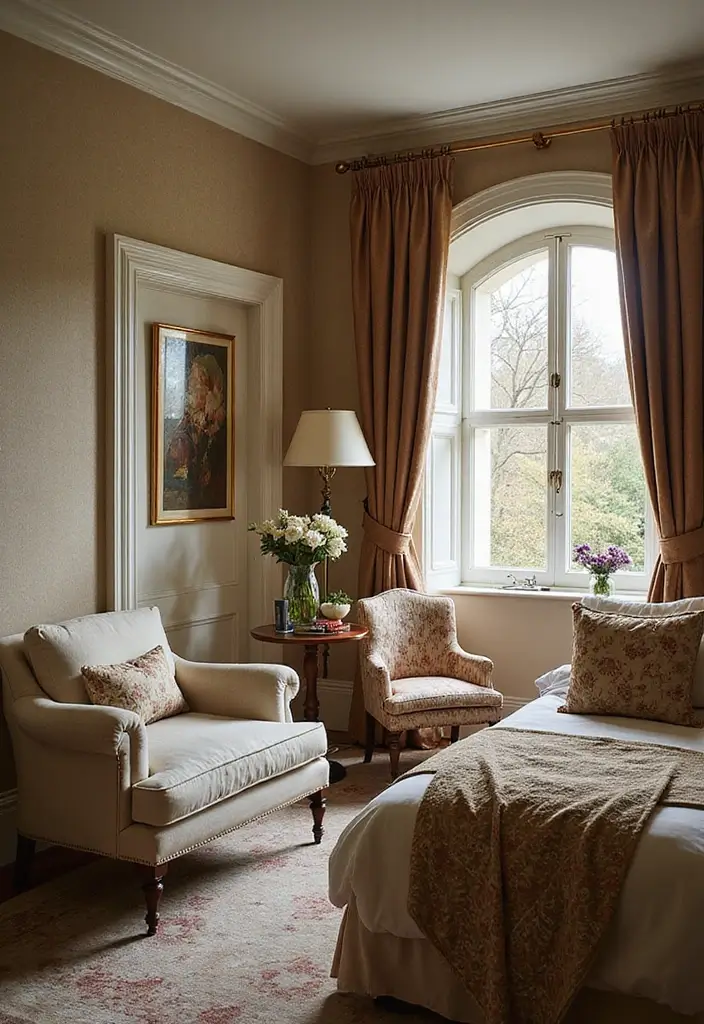 25 Luxury Guest Room Designs That Feel Like a Hotel 19 25 Luxury Guest Room Designs That Feel Like a Hotel - 20. Refined Elegance: Classic and Timeless