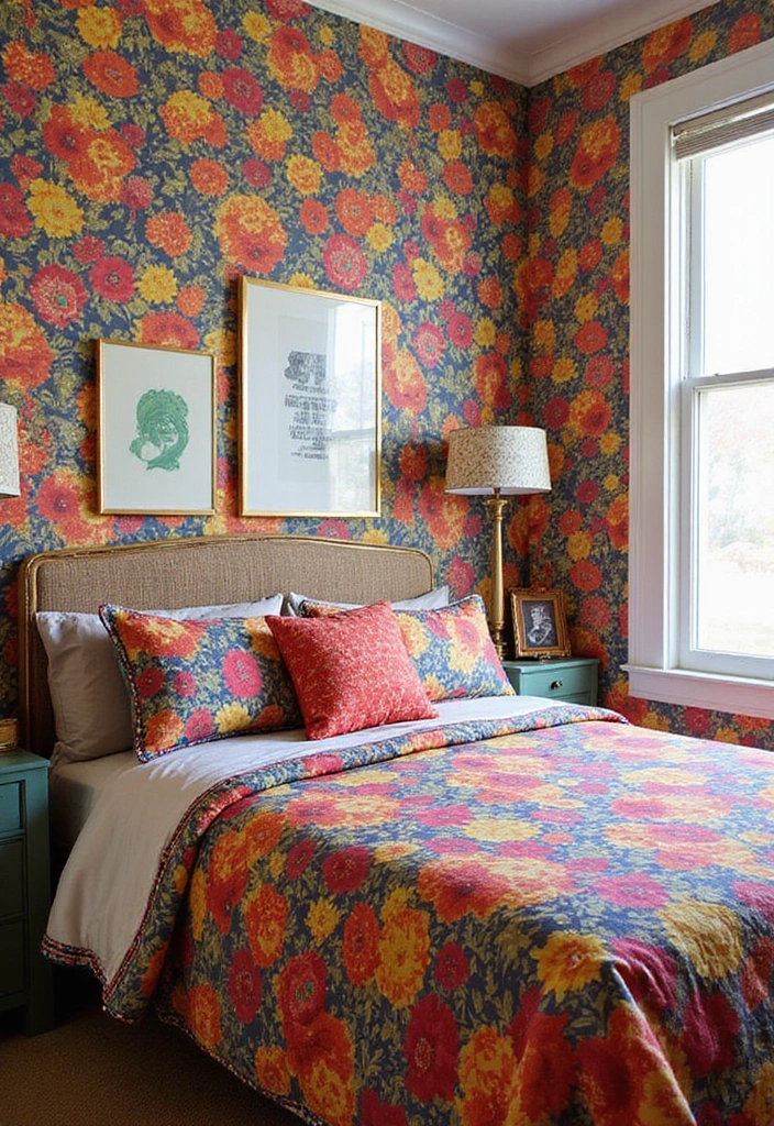 25 Luxury Guest Room Designs That Feel Like a Hotel 7 25 Luxury Guest Room Designs That Feel Like a Hotel - 7. Bold Patterns: Add a Statement