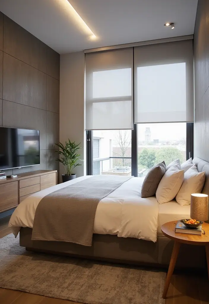 25 Luxury Guest Room Designs That Feel Like a Hotel 8 25 Luxury Guest Room Designs That Feel Like a Hotel - 8. Smart Technology: The Future of Comfort