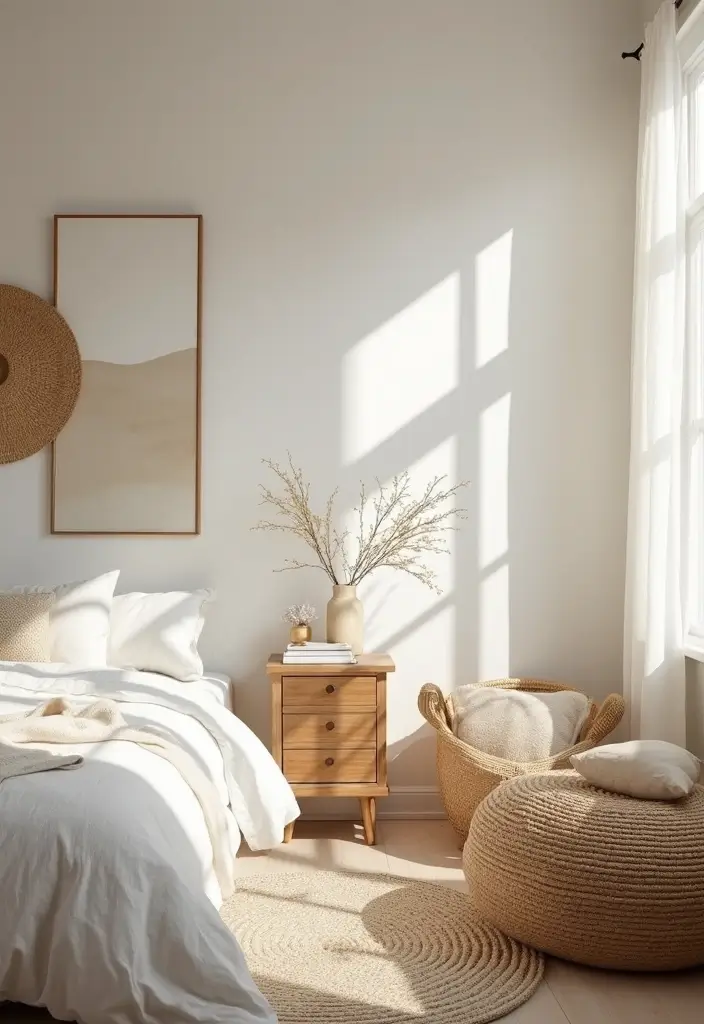 25 Minimalist Guest Room Ideas That Feel Calm and Clean - 1. Neutral Color Scheme