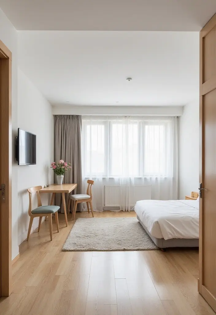 25 Minimalist Guest Room Ideas That Feel Calm and Clean - 14. Multi-Functional Spaces