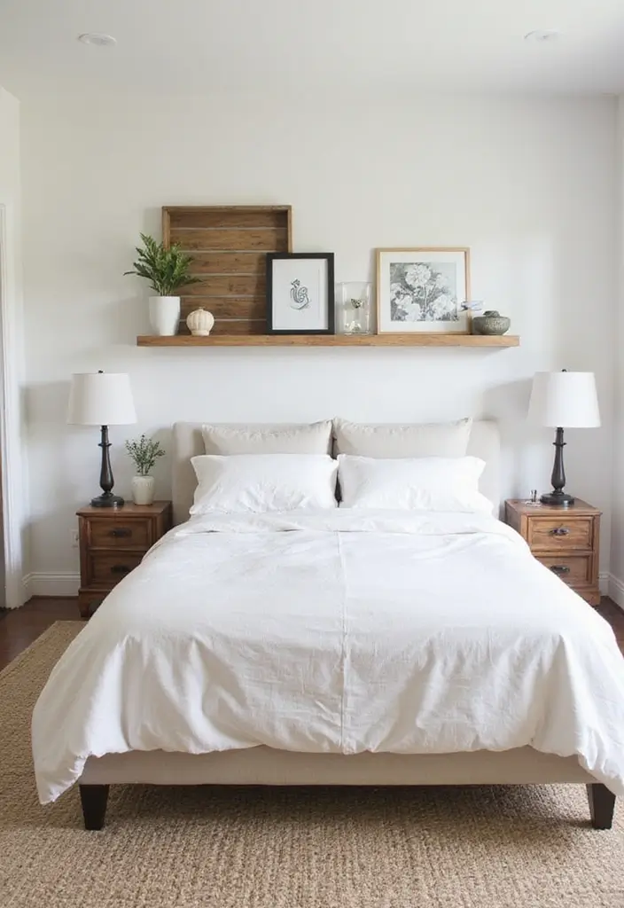 25 Minimalist Guest Room Ideas That Feel Calm and Clean - 17. Unique Nightstands