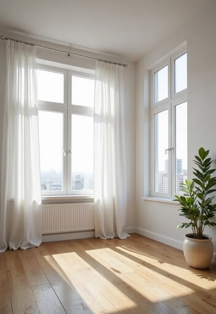 25 Minimalist Guest Room Ideas That Feel Calm and Clean - 2. Embrace Natural Light