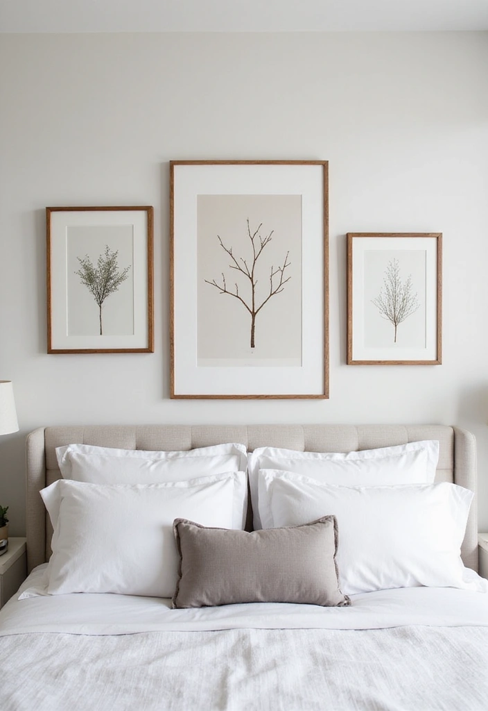 25 Minimalist Guest Room Ideas That Feel Calm and Clean - 5. Minimalist Wall Art