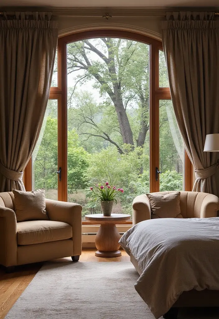 25 Simple Guest Room Designs That Guests Appreciate Most 14 25 Simple Guest Room Designs That Guests Appreciate Most - 14. Tranquil Outdoor Views