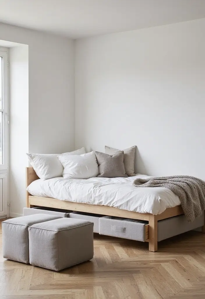 25 Simple Guest Room Designs That Guests Appreciate Most 2 25 Simple Guest Room Designs That Guests Appreciate Most - 2. Multi-Functional Furniture