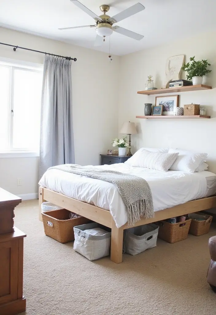 25 Simple Guest Room Designs That Guests Appreciate Most 5 25 Simple Guest Room Designs That Guests Appreciate Most - 5. Clever Storage Solutions