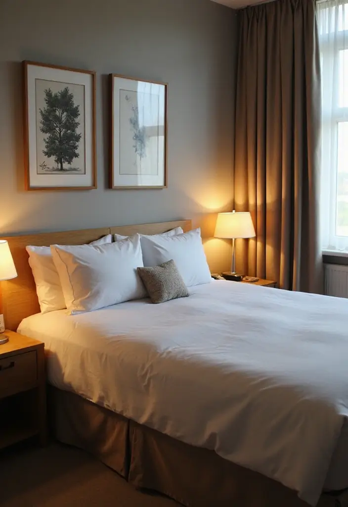 25 Simple Guest Room Designs That Guests Appreciate Most 6 25 Simple Guest Room Designs That Guests Appreciate Most - 6. Simple Lighting Options