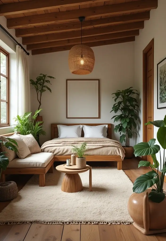 25 Simple Guest Room Designs That Guests Appreciate Most 9 25 Simple Guest Room Designs That Guests Appreciate Most - 9. Nature-Inspired Decor