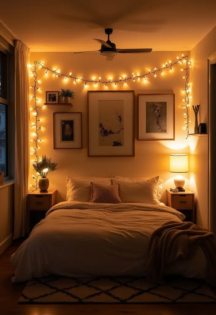 25 Tiny Guest Room Ideas That Maximize Every Inch - 12. Smart Lighting Solutions