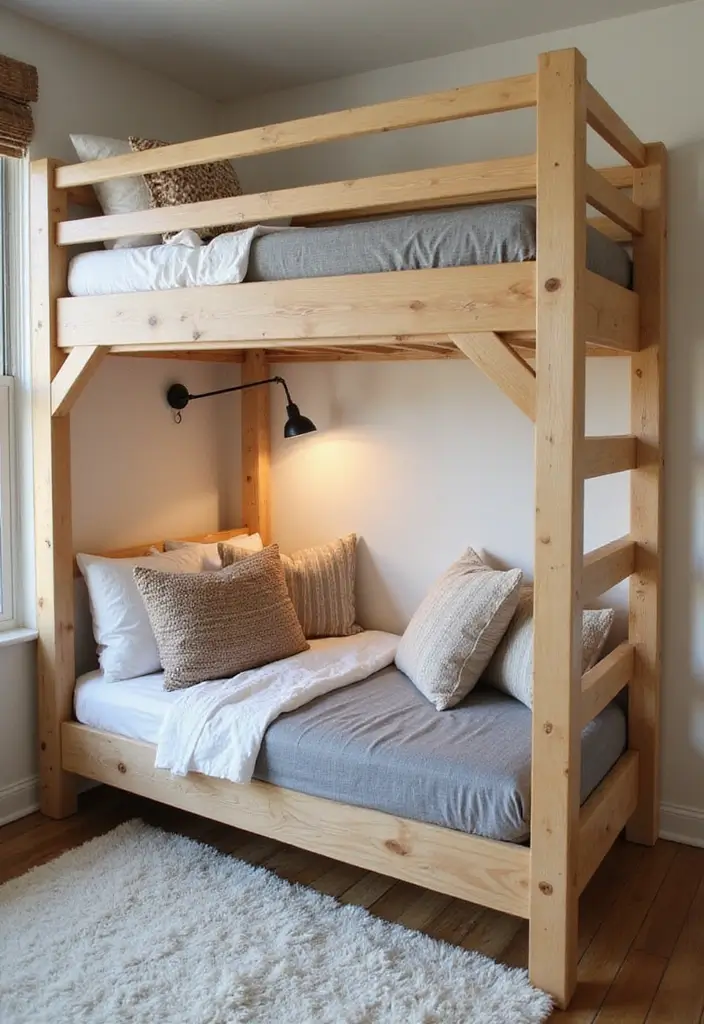 25 Tiny Guest Room Ideas That Maximize Every Inch - 2. Lofted Beds for Extra Space