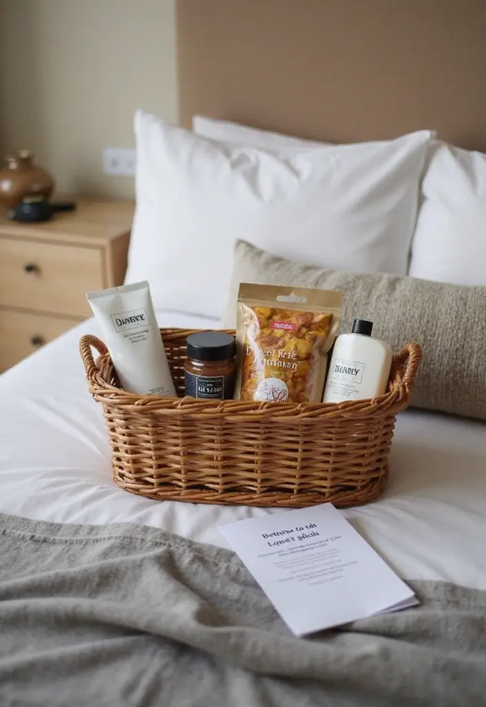 25 Tiny Guest Room Ideas That Maximize Every Inch - 25. Thoughtful Guest Amenities