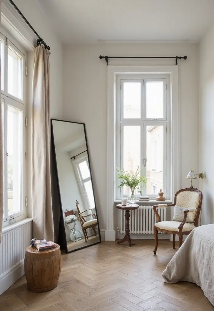 25 Tiny Guest Room Ideas That Maximize Every Inch - 9. Mirrors to Reflect Space