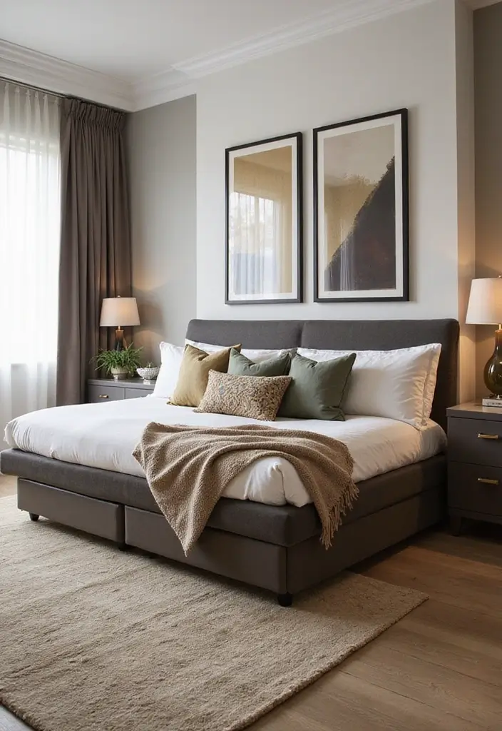 27 Futon Guest Room Inspirations That Save Space in Style - 8. Futon with Storage