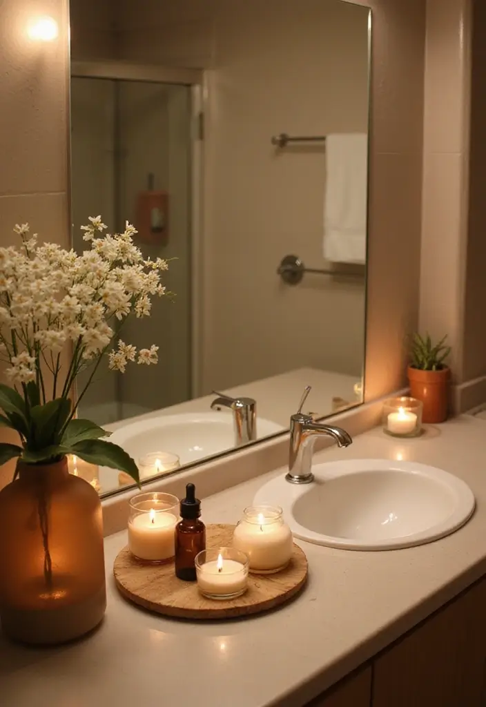 27 Guest Room Bathroom Ideas That Add Hotel-Like Luxury - 17. Fragrant Touches