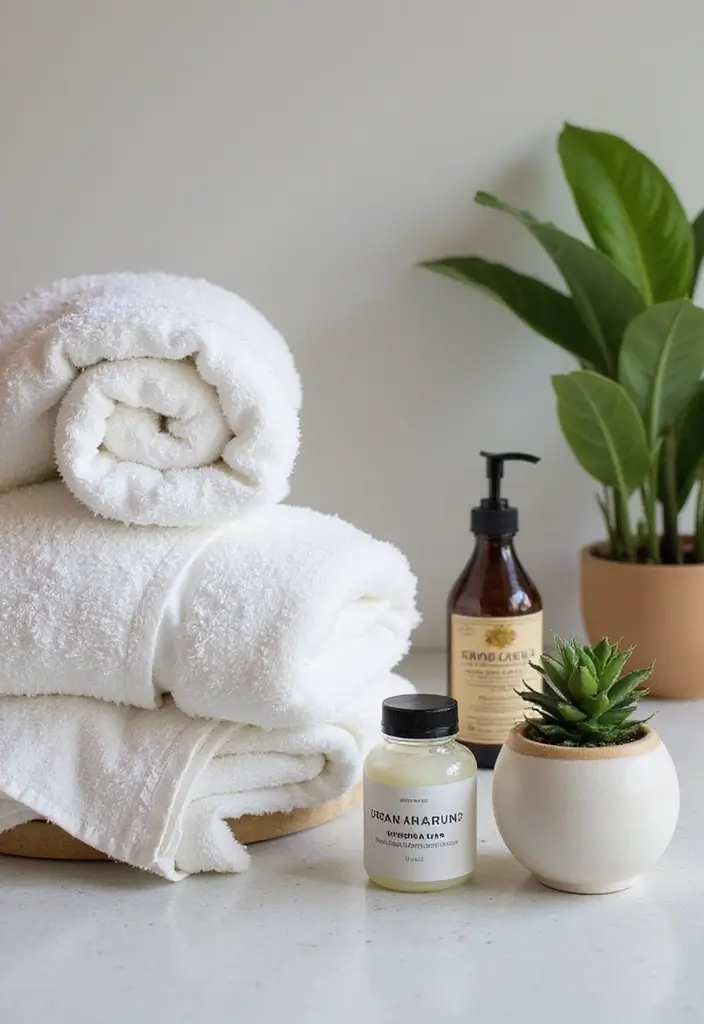 27 Guest Room Bathroom Ideas That Add Hotel-Like Luxury - 2. Elegant Guest Amenities