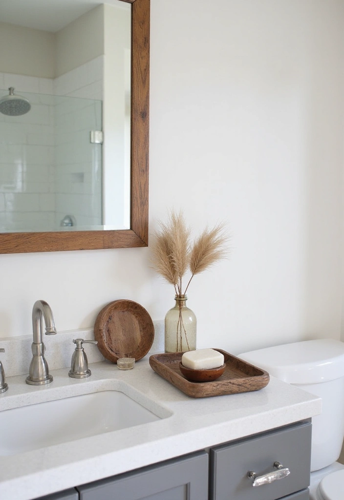 27 Guest Room Bathroom Ideas That Add Hotel-Like Luxury - 27. Handcrafted Accessories