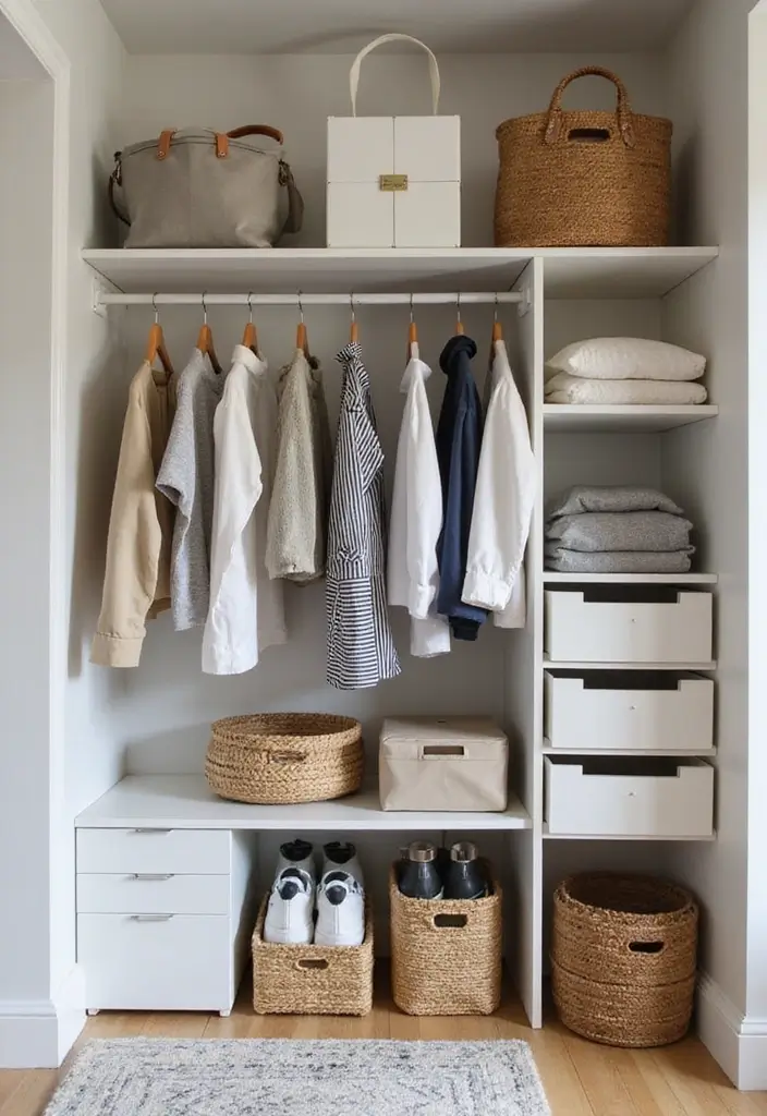 27 Guest Room Decor Ideas That Instantly Impress Visitors - 14. Functional Closets