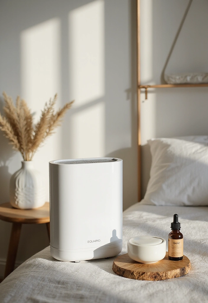 27 Guest Room Decor Ideas That Instantly Impress Visitors - 15. Refreshing Air Quality