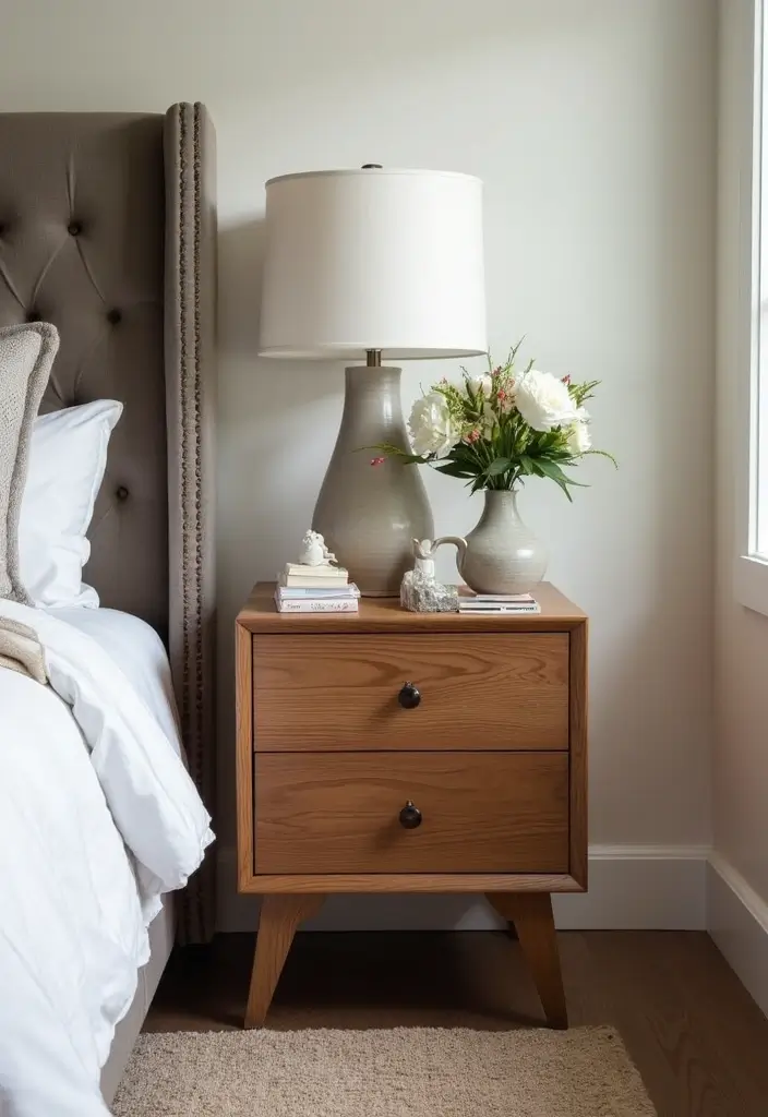 27 Guest Room Nightstand Ideas That Add Function and Style - 22. Custom-Built Nightstand