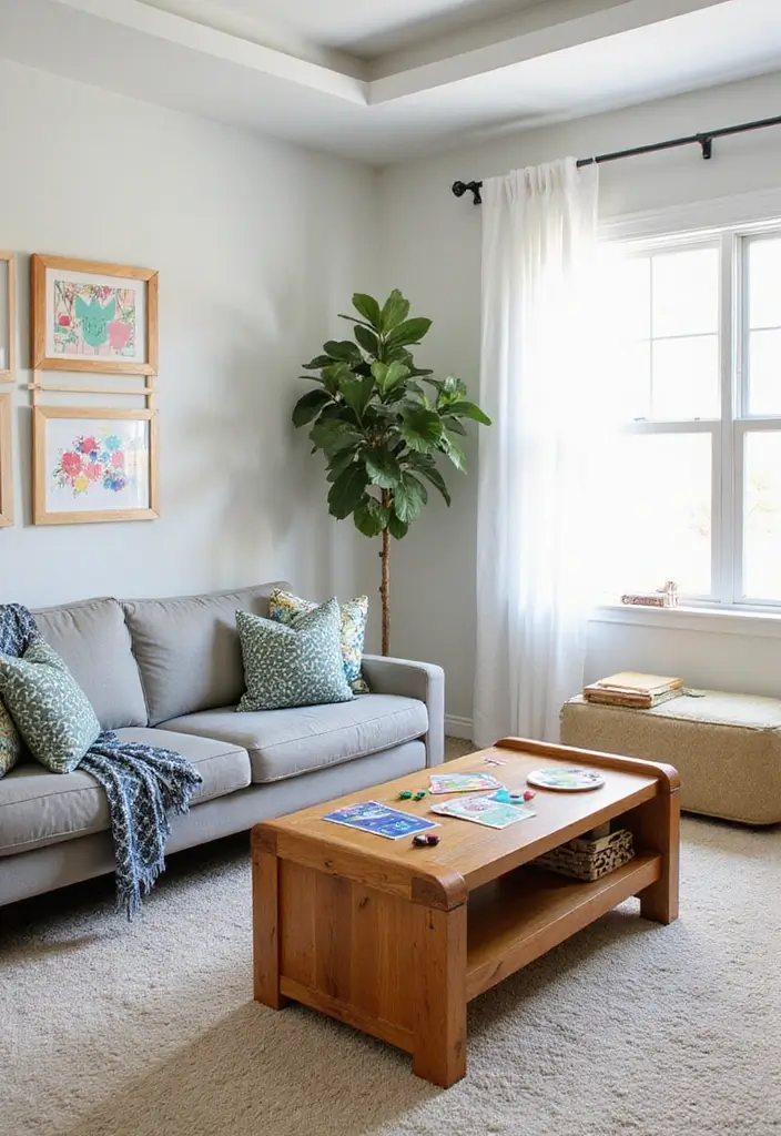 27 Guest Room Playroom Combo Designs That Work Brilliantly - 15. Multi-Purpose Tables