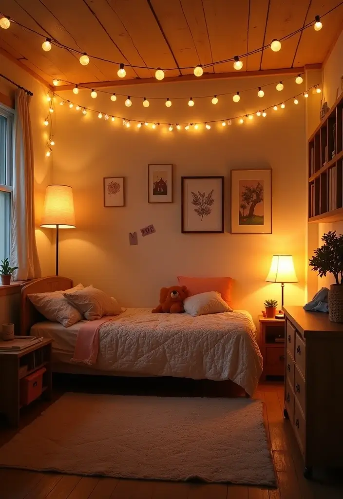 27 Guest Room Playroom Combo Designs That Work Brilliantly - 6. Creative Lighting Solutions