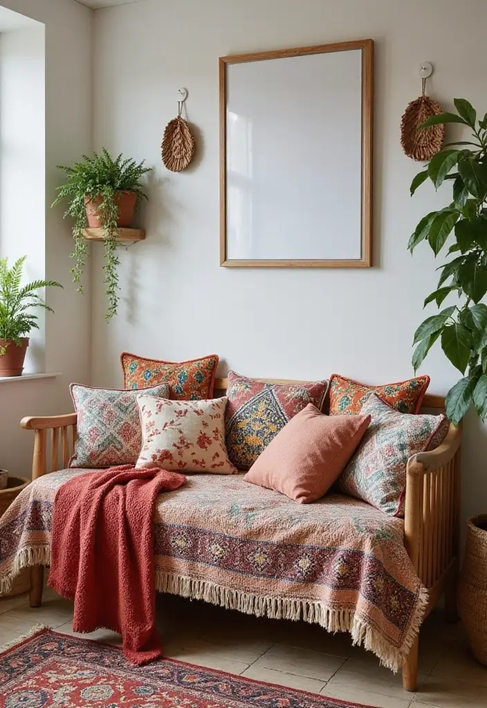27 Guest Rooms with Daybeds That Feel Inviting and Neat - 1. Boho-Chic Daybed Delight