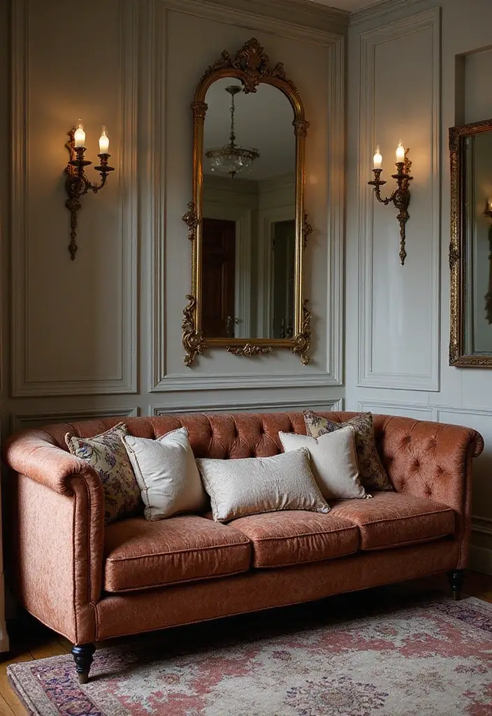 27 Guest Rooms with Daybeds That Feel Inviting and Neat - 3. Vintage Glam Guest Room