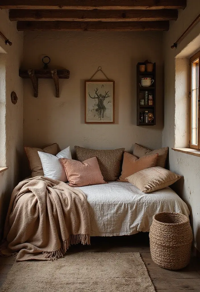 27 Guest Rooms with Daybeds That Feel Inviting and Neat - 4. Rustic Retreat with a Daybed