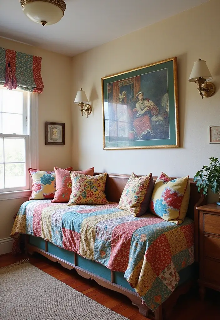 27 Guest Rooms with Daybeds That Feel Inviting and Neat - 6. Artful Eclectic Daybed