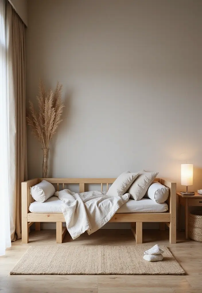 27 Guest Rooms with Daybeds That Feel Inviting and Neat - 9. Zen Retreat with Daybed