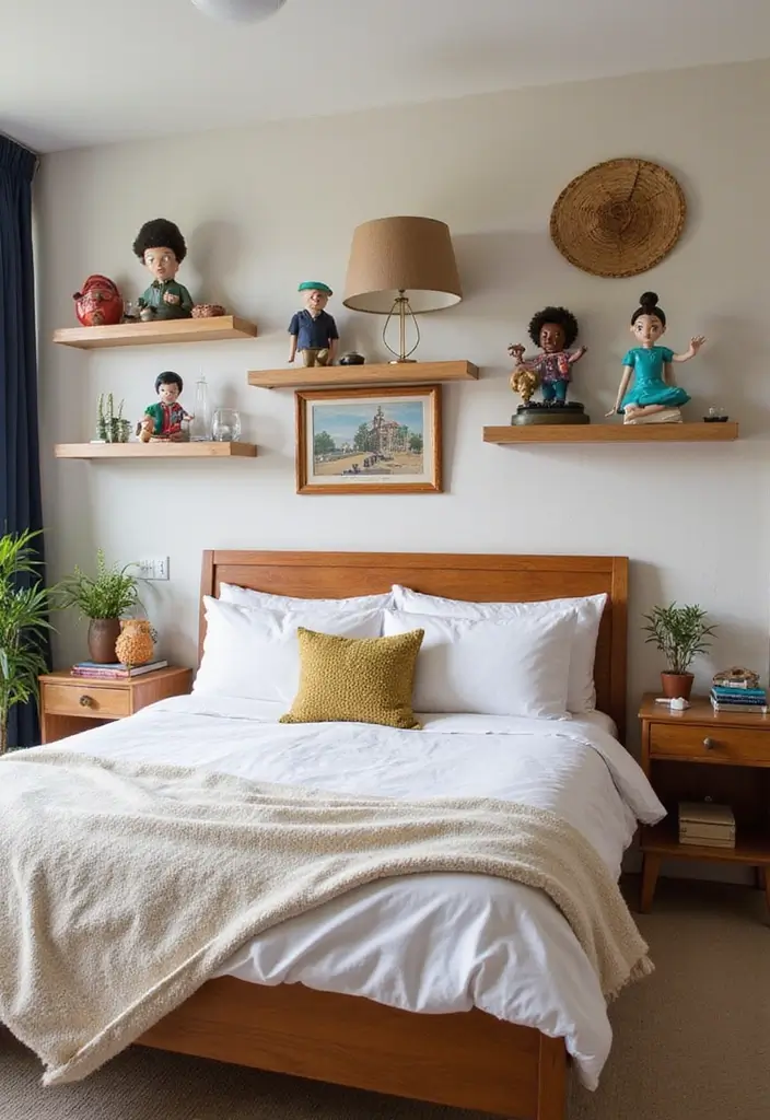 27 Mid-Century Modern Guest Room Ideas That Look Retro Chic - 22. Quirky Decorative Items
