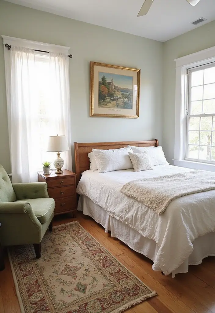 27 Vintage Guest Room Designs Full of Nostalgic Charm - 20. Vintage-inspired DIY Projects