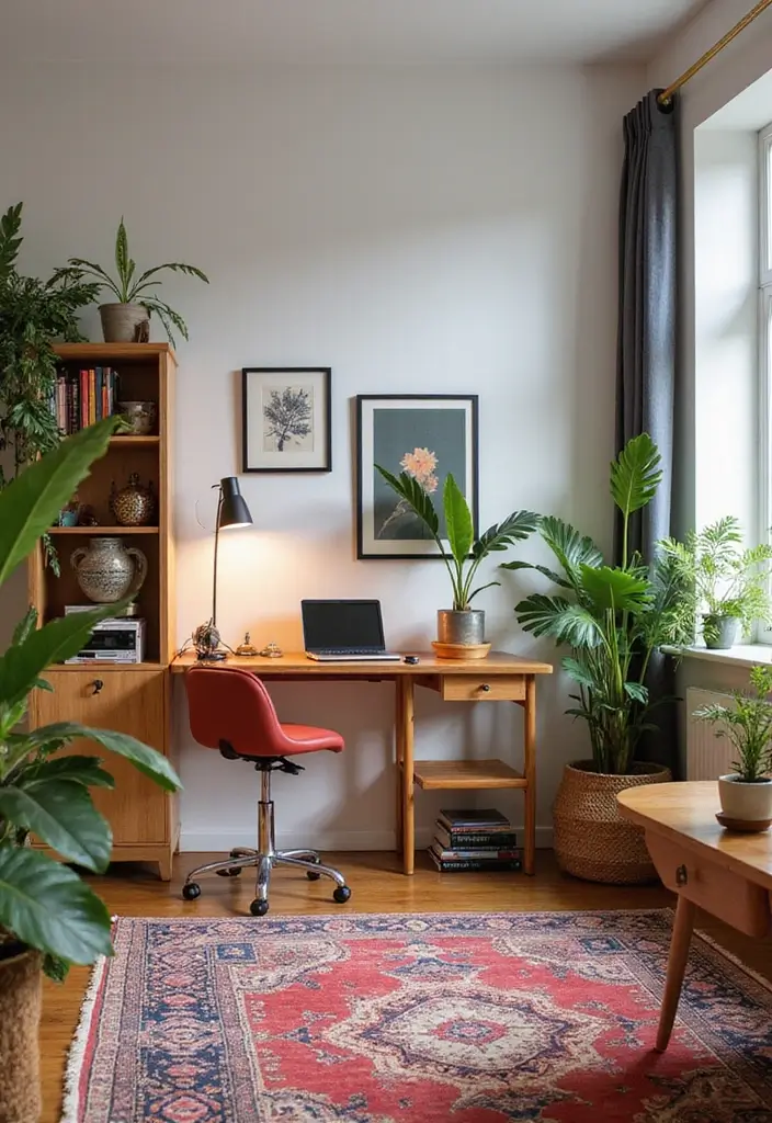 28 Boho Office Guest Room Combo Ideas That Balance Work + Rest - 2. Multi-Functional Furniture