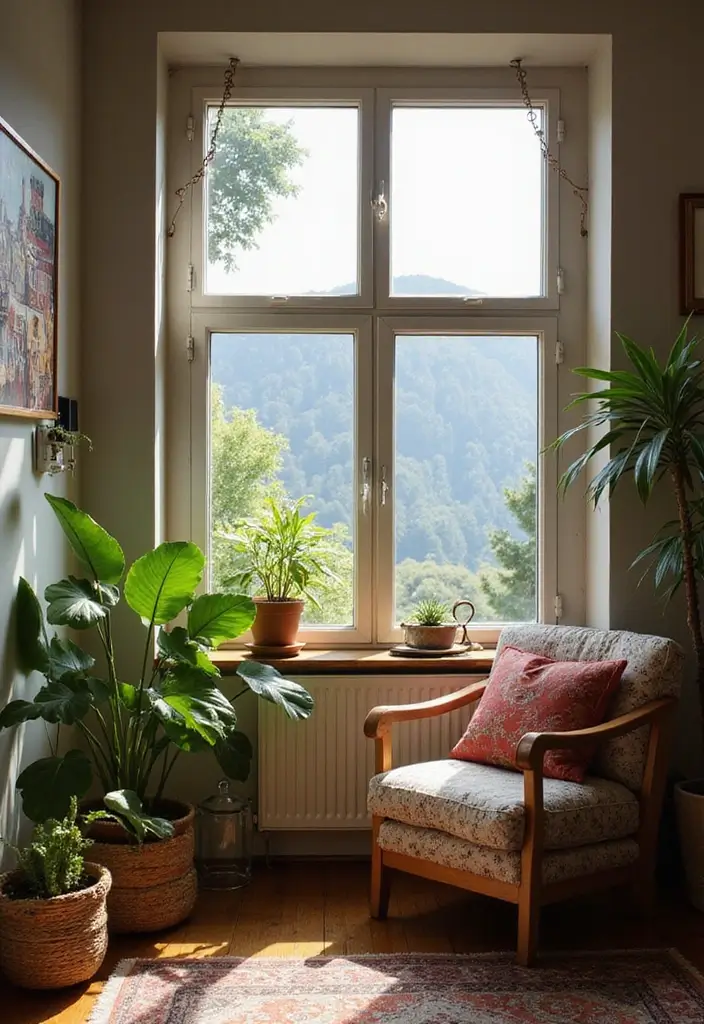 28 Boho Office Guest Room Combo Ideas That Balance Work + Rest - 25. A Beautiful View