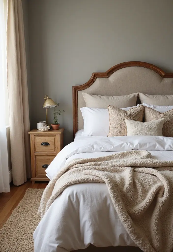 28 Boho Office Guest Room Combo Ideas That Balance Work + Rest - 28. Inviting Guest Sleeping Area