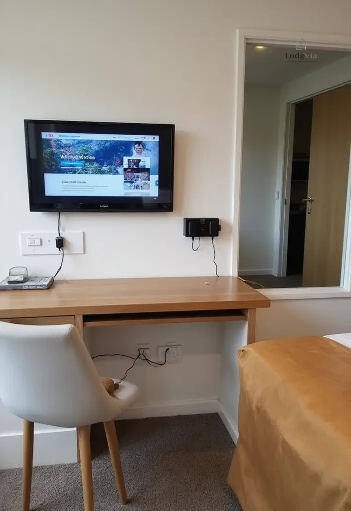 28 Family Guest Room Inspirations That Accommodate Everyone 10. Incorporating Technology for Convenience