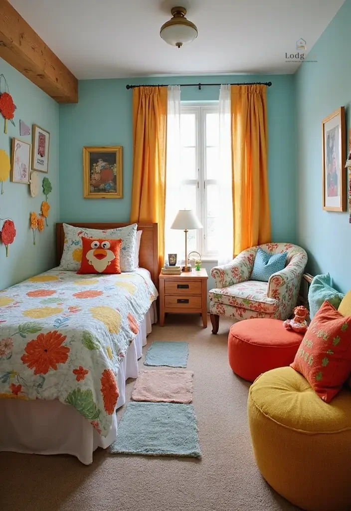 28 Family Guest Room Inspirations That Accommodate Everyone 18. Fun Themed Sleepover Room for Kids