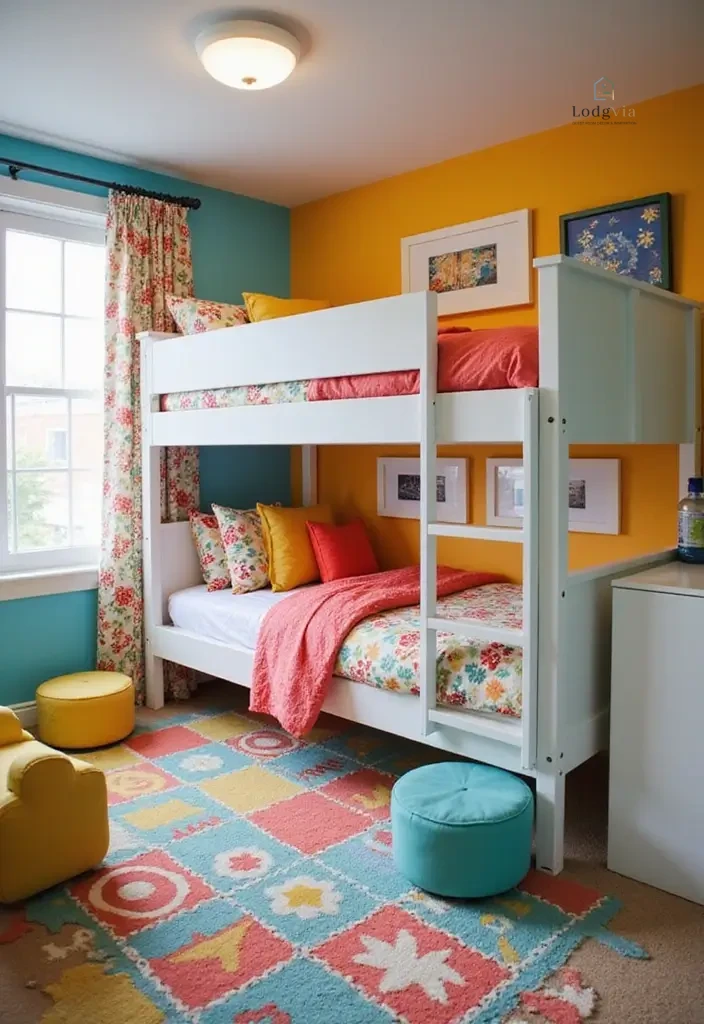 28 Family Guest Room Inspirations That Accommodate Everyone 2. Cozy Bunk Beds for Kids