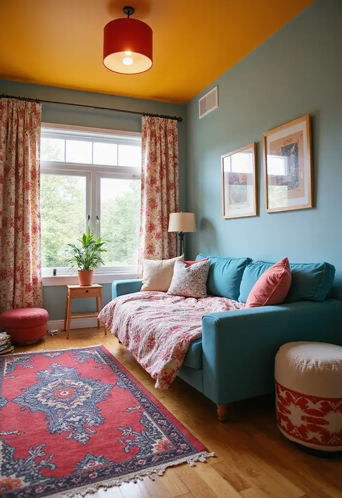 28 Game Room Guest Room Combo Layouts That Guests Will Enjoy 10 28 Game Room Guest Room Combo Layouts That Guests Will Enjoy - 10. Chic and Playful Den