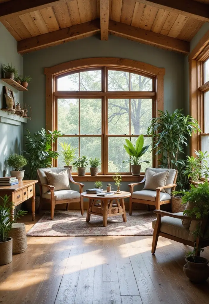 28 Game Room Guest Room Combo Layouts That Guests Will Enjoy 16 28 Game Room Guest Room Combo Layouts That Guests Will Enjoy - 16. Nature-Inspired Retreat